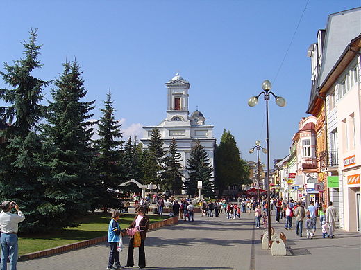 Stadscentrum van Poprad