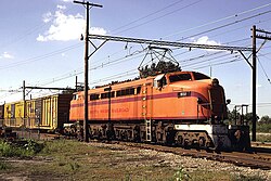 CSS&SB 802 близ города Хаммонд (Индиана), август 1980 года