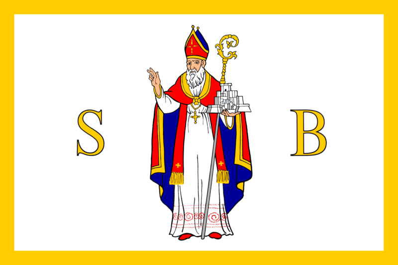 File:St. Blaise - National Flag of the Ragusan Republic.png