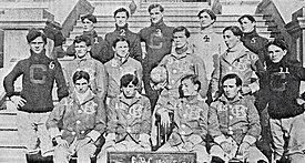 St. Louis team Christian Brothers College won the silver medal at the 1904 Summer Olympics St. Louis team CBC won the Silver Medal.jpg