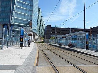 <span class="mw-page-title-main">St Chads tram stop</span> West Midlands Metro tram stop