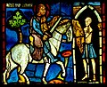 Glassmaleri fra kirken eller kloster i Varennes fra ca. 1230, nå på middelaldermuset i Paris