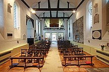 Interior looking west St Pancras (Old Church), London NW1 - West end - geograph.org.uk - 1507243.jpg