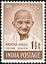 Commemorative stamp of Mahatma Gandhi Stamp of India - 1948 - Colnect 141344 - Mahatma Gandhi.jpeg