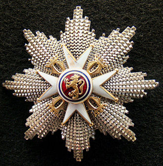 The Star of The Order of Saint Olav Star Norwegian Order of St. Olav.JPG