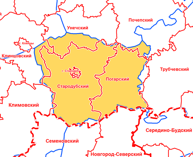 Стародуб на карте. Стародубский уезд Черниговской губернии. Стародубский муниципальный округ карта. Город Стародуб Брянской области на карте. Карта Стародубского уезда.