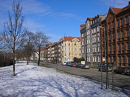 Stauffenbergallee in Erfurt