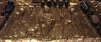 The cover of the gospels donated by the abbess Stifterbild Theophanu-Evangeliar2.jpg