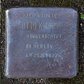 Stolperstein für Otto Kropp (Subbelrather Str. 412)