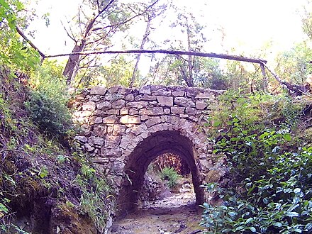 Small stone bridge, Othonoi, Greece