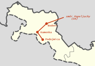 Ruta de la Pridnestrovskaya zheleznaya doroga