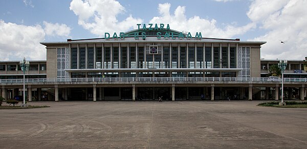 The Tazara Railway Station in Dar es Salaam