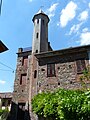 Campanile del centro storico di Tagliolo Monferrato, Piemonte, Italia