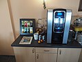 Tea selection and coffee machine at Alpen Adria Stadthotel.jpg