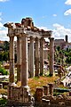 * Nomination The Temple of Saturn at the foot of the Capitoline Hill --Rabax63 16:36, 24 May 2017 (UTC) * Decline  Oppose Insufficient quality. Sorry. Unsharp, halos, a little bit oversaturated. Filename could be better (with the name of the city for example.) --XRay 17:01, 24 May 2017 (UTC)