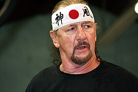 Terry Funk defeated Mr. Pogo in the main event. Terry Funk September 2013.jpg