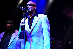 The Blind Boys of Alabama performing at the West Coast Blues & Roots Festival in 2011