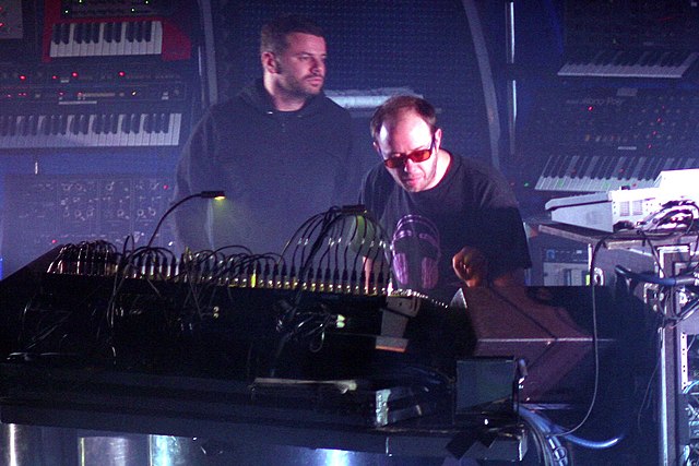 The Chemical Brothers performing in Barcelona, Spain in 2007