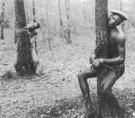 Pictures of the lynching of Roosevelt Townes and Robert McDaniels in 1937 were the first photos of lynchings to be published by the national press.