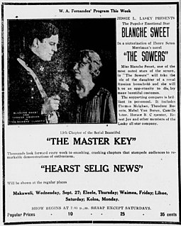 <i>The Sowers</i> 1916 film by William C. deMille, Frank Reicher
