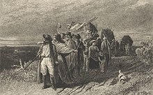 The Departure of the Gypsies, illustrated by George Clark Stanton (1892) The departure of the Gypsies, George Clark Stanton, 1892.jpg