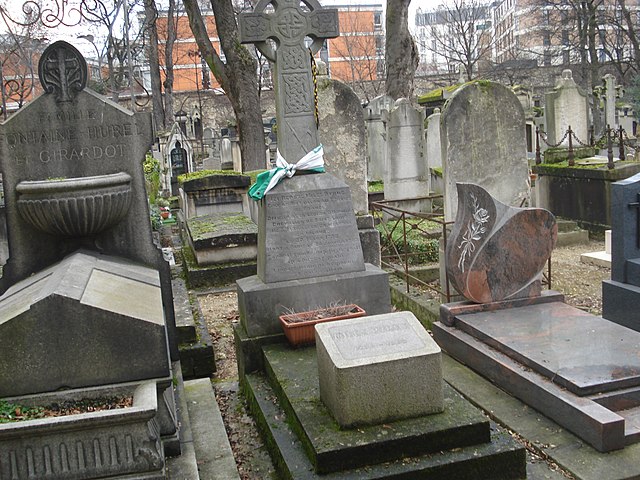 The grave in the cemetery Montmartre, 23rd division