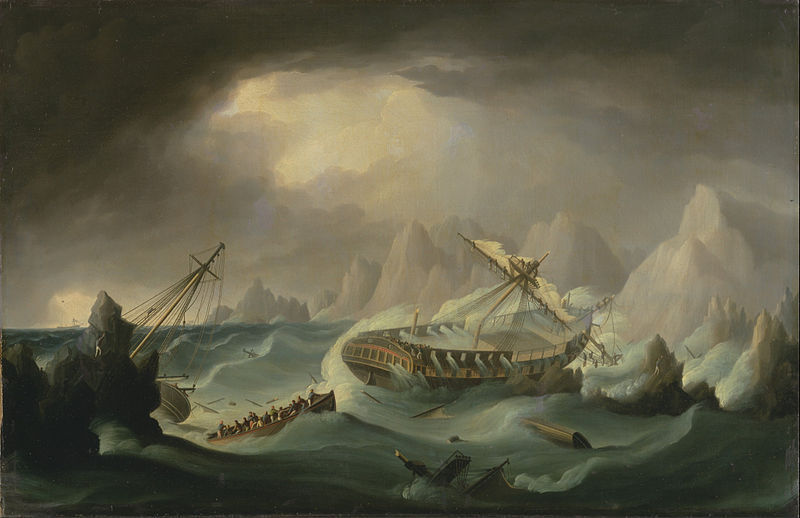 File:Thomas Buttersworth - Shipwreck off a Rocky Coast - Google Art Project.jpg
