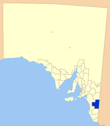 Municipalità di Tatiara – Mappa