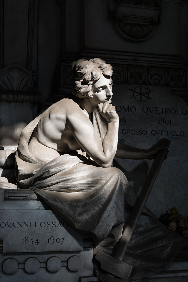 Tomb of Giovanni Fossati, Cemetery of Staglieno, Genoa Photograph: Andrea Repetto Licensing: CC-BY-SA-4.0