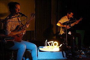 Buke and Gase performing in Berlin (2015)