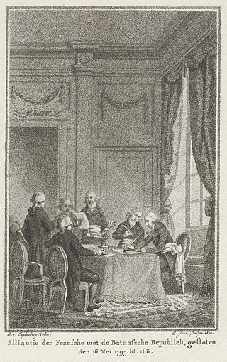 <span class="mw-page-title-main">Treaty of The Hague (1795)</span> 1795 treaty between France and Holland