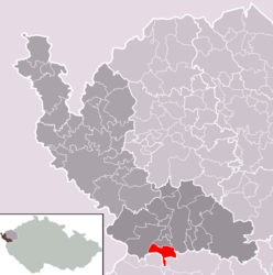 Trstěnice – Mappa