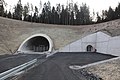 Nördliches Tunnelportal und Fluchttunnelportal (Dezember 2011)