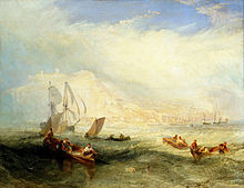 Line Fishing, Off Hastings, oil painting by J. M. W. Turner, circa 1835 Turner, Joseph Mallord William (RA) - Line Fishing, Off Hastings - Google Art Project.jpg