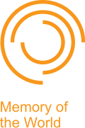 (Old) Logo of the Memory of the World Programme UNESCO-MOW-text.svg