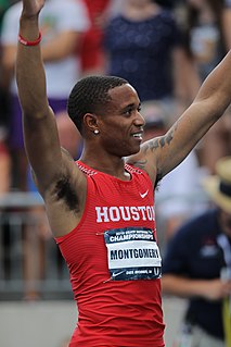 Kahmari Montgomery American sprinter