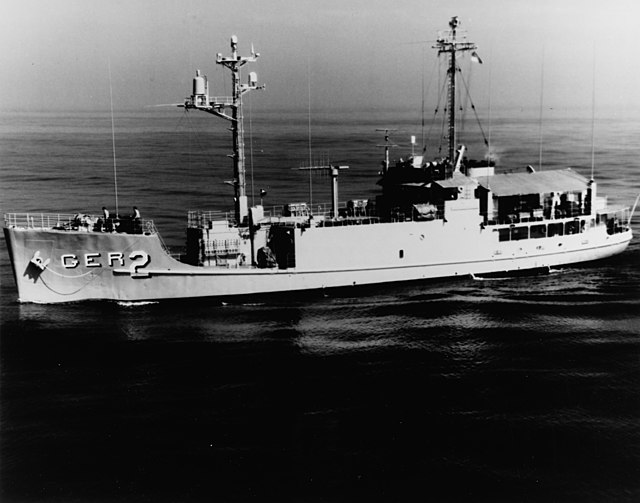 The USS Pueblo (AGER-2) in October 1967