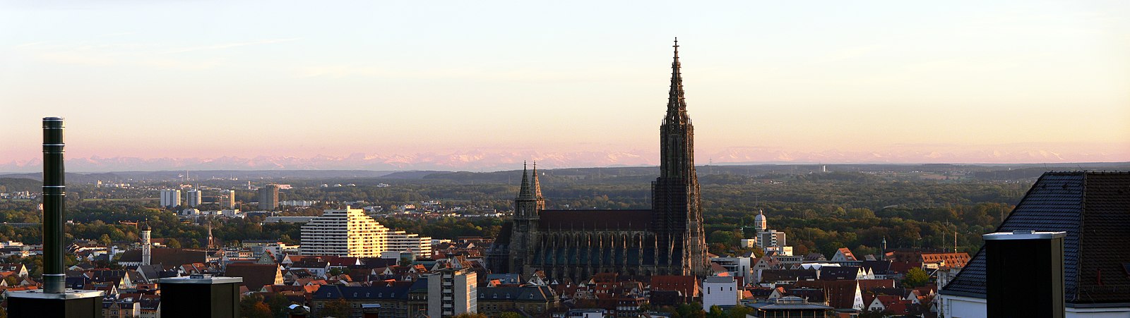 Panoramatická fotografia mesta Ulm