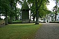 Hölzerner Glockenturm Glockenstapel in Ulsnis