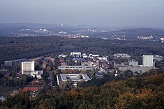 Pohled na kampus Sárské univerzity