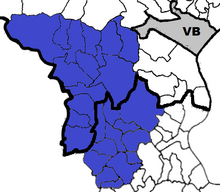 Carta dei confini comunali del Cusio, a cavallo fra Verbano-Cusio-Ossola e Novara