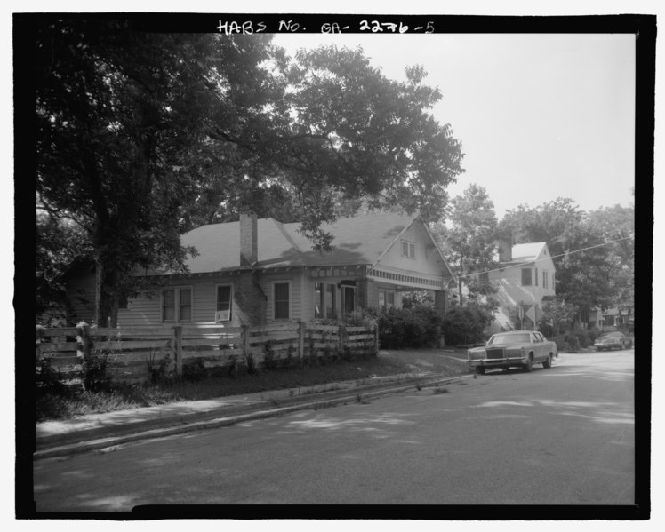 File:VIEW OF THE WAGNER HEIGHTS NEIGHBORHOOD ALONG MASTICK STREET FROM NORTH OF RICHARDSON STREET, FACING SOUTH - Wagner Heights, Bounded by Wheaton and Adair Streets, Hillcrest and Catholic HABS GA-2276-5.tif