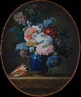 Vase of Flowers and Conch Shell (1780)[18]