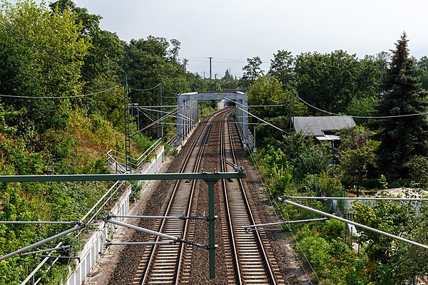 A section of the line in 2015