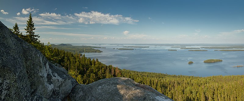 File:View to Pielinen from Paha-Koli in Lieksa, Finland, 2019 July.jpg