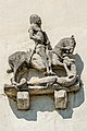 * Nomination Stone relief showing the horseman Saint George with the dragon below at the southern exterior porch wall of the parish church «Our Lady of Mercy» in Maria Gail, Villach, Carinthia, Austria --Johann Jaritz 01:48, 26 April 2017 (UTC) * Promotion Good quality. --Uoaei1 04:02, 26 April 2017 (UTC)