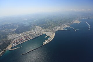 Tanger-Med Port in Morocco