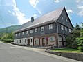 Wohnhaus (Umgebinde) mit schönem Sandsteinportal (Landhaus Strehle)