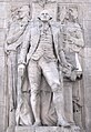 George Washington as President (1916–18), by Alexander Stirling Calder, Washington Square Arch
