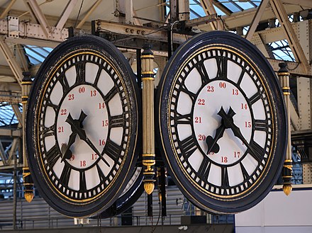 Waterloo station clock